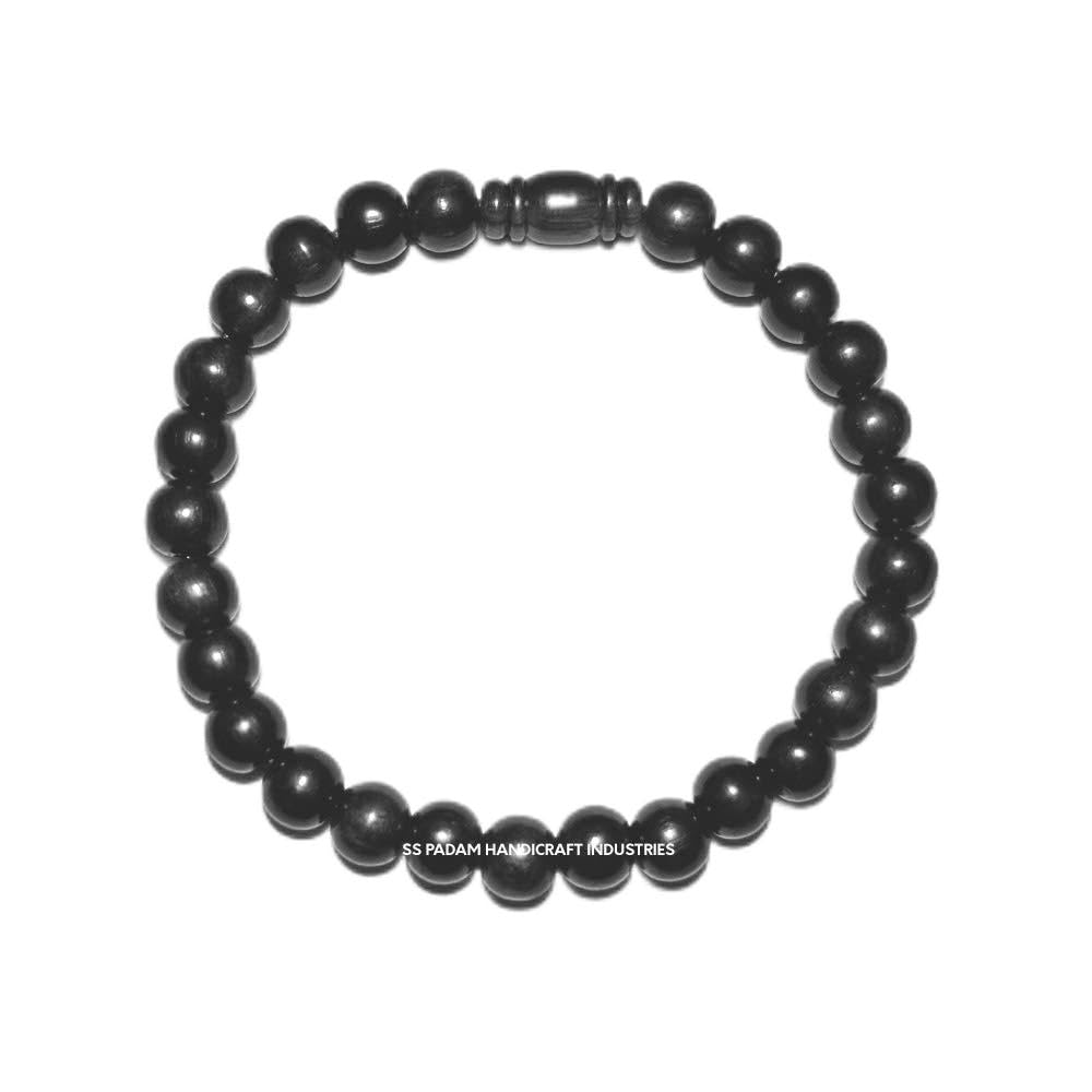S.S. PADAM HANDICRAFT INDUSTRIES Black Ebony Wood (Karungali Kattai) 8mm Bracelet (B01LHSW5W4) Amazon Price History, Amazon Price Tracker