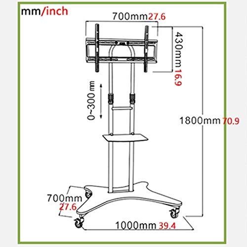 Soporte universal para TV 32-65 pulgadas ajustable en altura miniatura 7