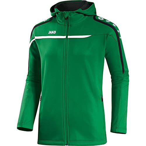 Veste à capuche Jako Performance sport vert blanc noir taille 38