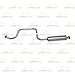Northeastern Exhaust | Direct-Fit Exhaust Resonator Pipe Compatible for Infiniti I30 1997-1999 3.0L | Free Gaskets and Clamp Included | Automotive Replacement Part