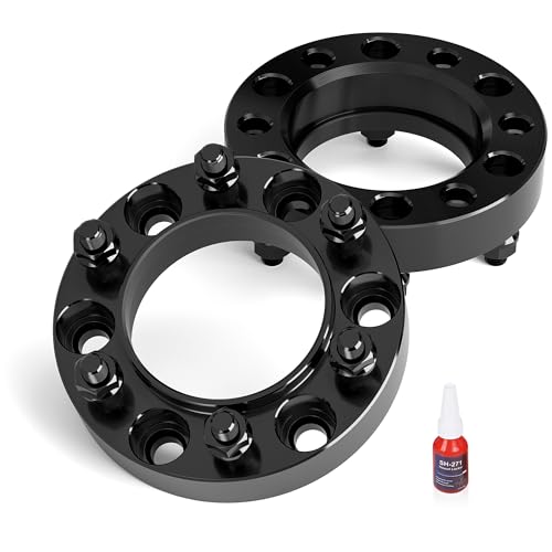 Image of FLYCLE 6x5.5 Hubcentric Wheel Spacers 1 Inch for 1995-2023 Tacoma 4Runner, 6x139.7mm with 12x1.5 Studs 106mm Center Bore Forged Wheel Spacer for Tundra FJ Cruise Fortuner Sequoia GX460 GX470