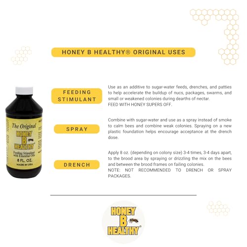 Honey B Healthy® Original 8 oz. Bottle, Feeding Stimulant with Essential Oils - Thumbnail 5