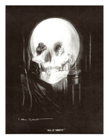 All is Vanity by Charles Allan Gilbert - 14 1 2 x 11 inches - Fine Art Print