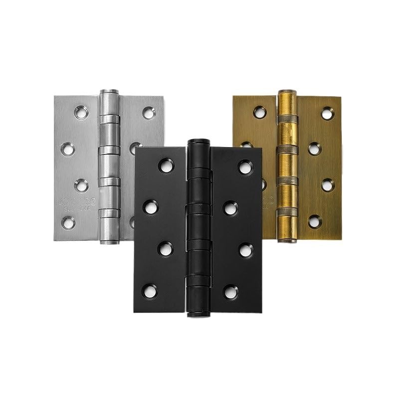 Cerniere 2 Cerniere for Porte in Acciaio Inossidabile 304 da 4 Pollici, connettore Adatto for Porte Pesanti, ferramenta for mobili Cerniere per Porte(Noir)