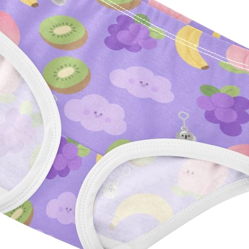 Girls' Underwear Banana Kiwi Peaches Grapes Toddle Brief Panties 2-8 Years 203005924