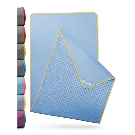 NirvanaShape Toalla de Yoga Antideslizante | Toalla de Hot Yoga con Botones Antideslizantes | Toalla de Yoga higiénica de Microfibra [ 185 x 63 cm ]