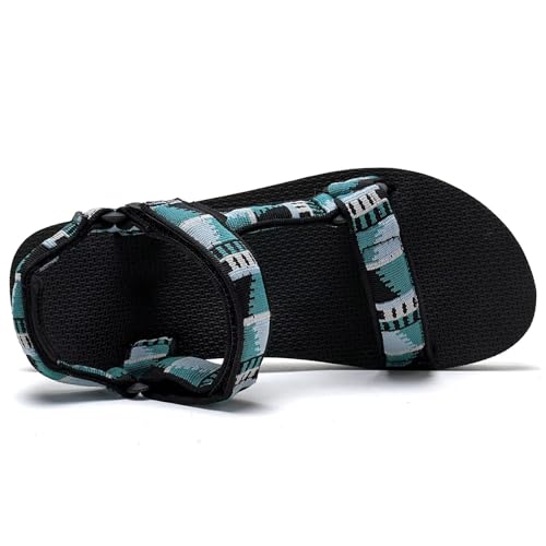 Image of WateLves Men's Sandals Hiking-Sport-Sandals with Adjustable Webbing Lightweight Water-Athletic-Beach-Sandals for Walking-Fishing-Travel-Trekking-Camping