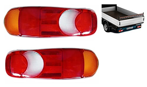 2 x Rücklichtglas Rückleuchtenglas für Renault Master,Peugeot Boxer,VW