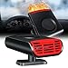 Space Heater for Vehicle Portable Car Heater Fast Heating Defrost Defogger 12V 200W Car Windshield Defogging Car Defroster That Plugs into Cigarette Lighter Camping Automobile Winter Demister