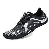 zapatillas minimalistas para mujer  Zapatillas de Trail Running Minimalistas Hombre Mujer Barefoot Zapatillas de Deporte Exterior Interior,Blanco,Gr.42