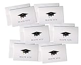 Graduation Cap Thank You Cards - 24 Cards & Envelopes