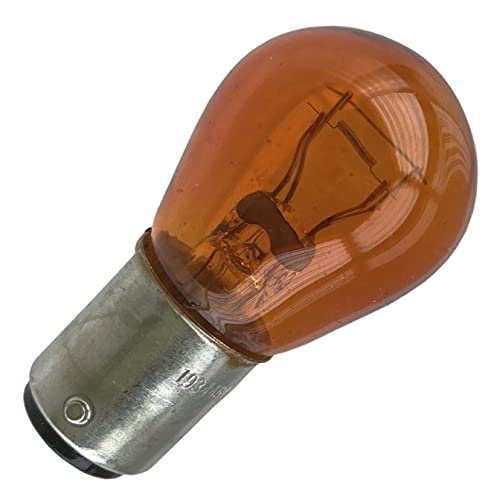 Replacement For ACDelco L2357NA (GM Part #19344845), BAY15D Base, Amber Automotive Light Bulb (10 Pack)