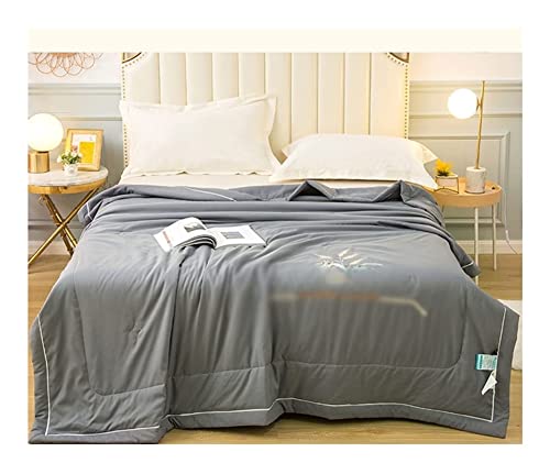 ZKDY Colcha Fresca de Verano Colcha Delgada Transpirable, edredón de Verano Ligero y Ligero y Fresco, Cama for Acampar de Camas de Viaje Manta de Verano (Color : A, Size : 150x200 cm) Cover