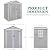 Outdoor Resin Storage Shed with Reinforced Floor, All Weather-Resistant, Plastic Shed for Storing Gardening Tools, Bicycles,Patio Furniture or Lawn Mower, Secure Door Lock (6 * 4.4 FT)