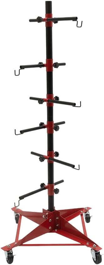 Adjustable Car Body Paint Rack, Auto Panel Tree Paint Stand, Floor Standing Car Body Parts Tree Painting Rack, Auto Repair Tool Accessory, Car Rapair Auto Body Holder, Paint Drying Rack,S(L)