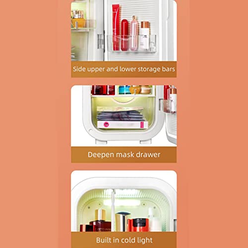 58GXCAAMOT 15L Beauty Fridge, Professional Skincare Fridge for Cosmetics Storage, Energy Saving, Low Noise, Only for Exquisite Women & Girls,(White) - Image 5