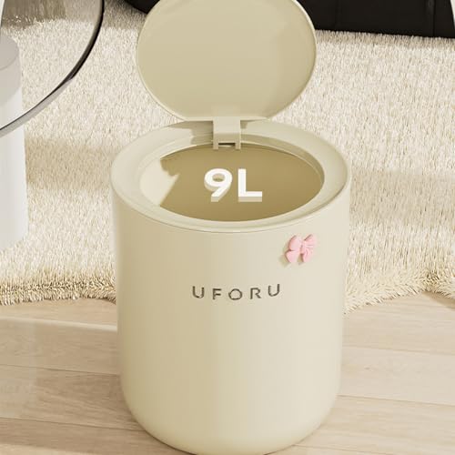 Cubo de basura con apertura de botón de presión de 9 litros cocina 2