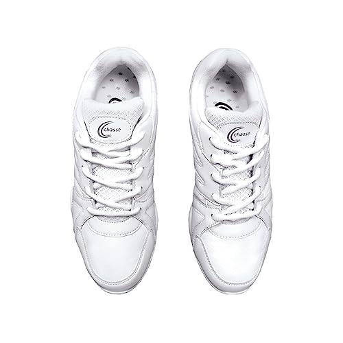 chassé Surge Womens Cheerleading Sneaker - White Low Profile Cheer Shoe - Adult Sizes3