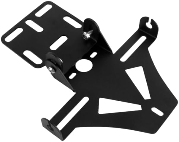 Motorcycle License Plate Mount Bracket Tail Rear Light Bracket Holder for ATV Dirt Bike Motorcycle Sport Street Bikes