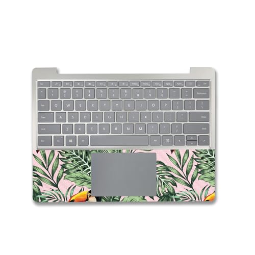 Image of MightySkins Carbon Fiber Skin Compatible with Microsoft Surface Laptop Go 3 (2023) Full Wrap Kit - Hidden Toucan | Protective, Durable Textured Carbon Fiber Finish | Made in The USA