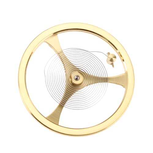 YINETTECH Balancier D'horloge avec Spiral Compatible avec Orient Mouvement 46941 46943 Or