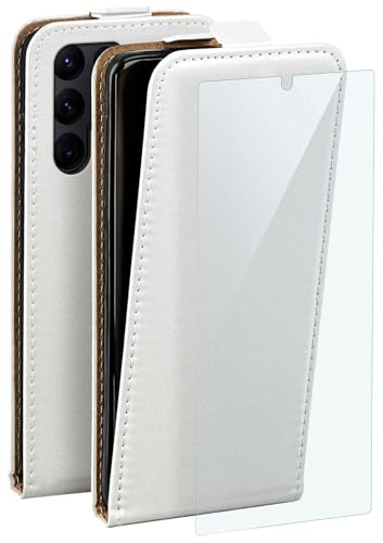 Étui à rabat Samsung S22 Ultra moex antichoc blanc et film d'écran