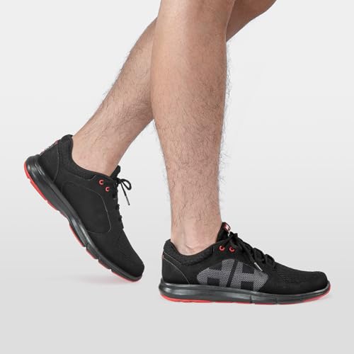 Image of Helly-Hansen Ahiga V4 HP Boat Shoes for Men - Breathable, Lightweight, and Hard-Wearing Textile with EVA Cushion Midsole and Rubber Traction Outsole