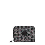 Kipling Money Love Medium Wallet, Geo Feather (Black)