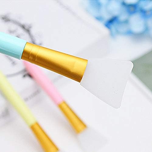 Soft Silicone Mask Brushes Facial Mud Applicator Body Lotion Foundation Mixing DIY Tool (Pack of 3)