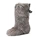 LITVIN Handmade Furry men real goat fur winter boots Viking snow boots Men mukluks All Sizes