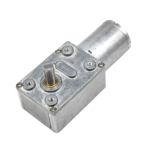 Moteur à engrenages cc 12V anti-retour pour volet et automatisme miniature à vis sans fin 25 RPM