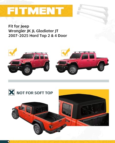 Trumgeta 330lbs Heavy Duty Roof Racks for Jeep