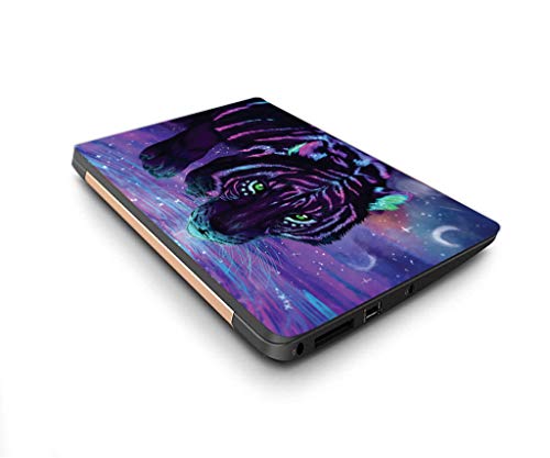 Image of Galaxsia Coloured TIGERLaptop Skin /Sticker /Cover /Decal Compatible for Any 17 inch-17.3 inch Inches Laptop (Hp /Dell /Sony /Acer /Lenovo /Asus. Etc) Or Notebook.