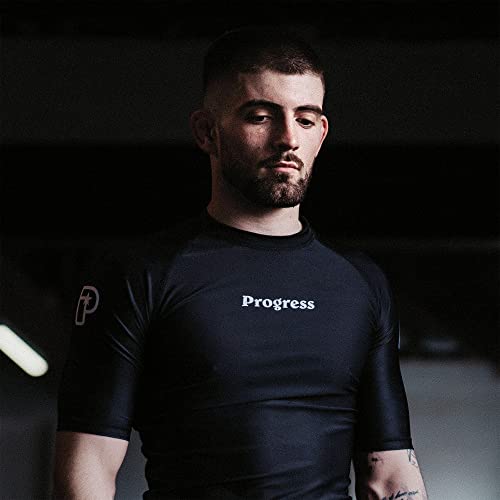 Progress Jiu Jitsu Academy Short Sleeve Rashguard | Comfortable & Durable BJJ Rash Guard | Flexible Rash Guard for Grappling3