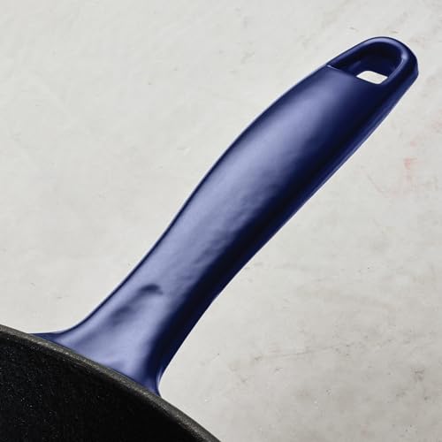 Image of Tramontina Enameled Cast Iron Covered Saucier, 3-Quart, Gradated Cobalt