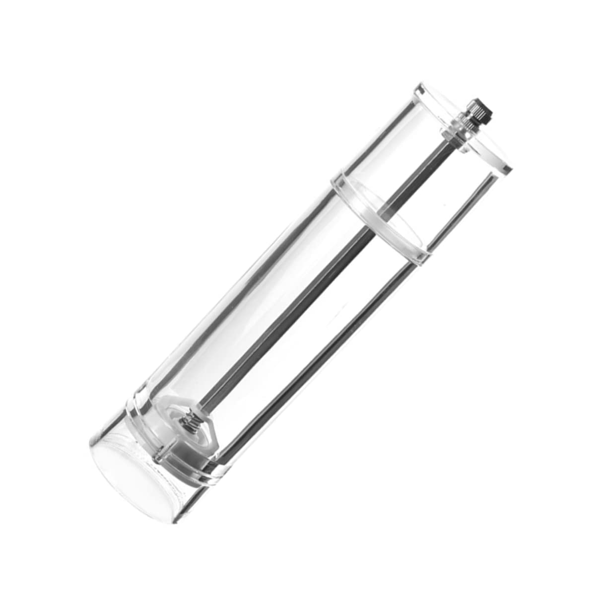 COLLBATH Pepper Grinder Tool Shakers Adjustable Sea Salt Manual Dredge Shaker Salt Shaker Hand Peppermills Pepper Grinder Clear Container Pepper Mill Grinder Pepper Crusher Acrylic Material
