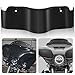 VPZMT Batwing Fairings 5.25'' Front Mesh Woofer Speaker Grill Cover + Batwing Outer Fairing Lower Trim Skirt for Harley Touring Electra Glide 1997-2013 and 2006-2013 Street Glide