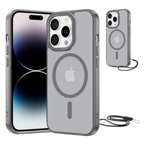 NEW'C Magnetisch Hülle für iPhone Serie kompatibel mit MagSafe Ultimate, stoßfest – starker Magnetismus und militärischer Schutz