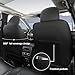 GIANT PANDA Front Car Seat Cover for Jeep, Leather Bucket Seat Covers Custom Fit Jeep Grand Cherokee Wrangler Compass Gladiator Wagoneer Renegade Liberty Patriot (Black)