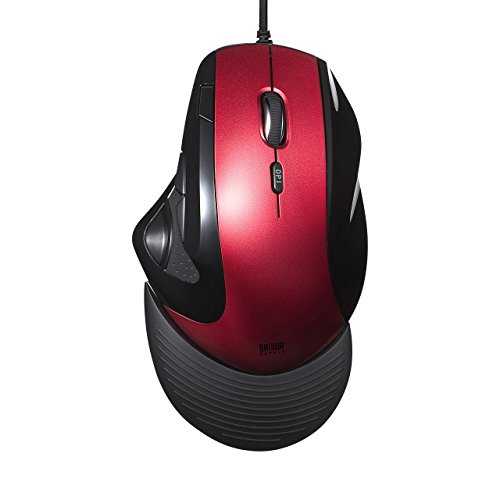 Souris ergonomique Sanwa MA-LS24R laser rouge idéale pour le bureau moderne