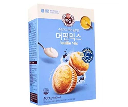 CJ Beksul Mélange pour muffins 500 g - Profitez de la cuisine des produits de boulangerie traditionnels, muffins, facilement chez vous avec le mélange de cuisson Beksul Extra doux et aromatique Cover