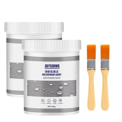 Transparenter Wasserdichter Beschichtungsmittel, Wasserdichte Beschichtungsmittel, Wasserdichte Isolier-Dichtstoff-Emulsion, Wasserdichtes Anti-Leck Mittel (PACK 2, 300G)