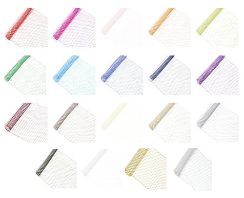 Russian Birdcage Veil Millinery Netting 10" Wide - Brown - Sold by The Yard