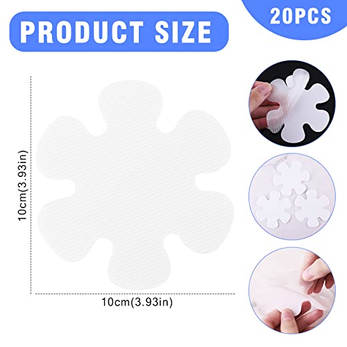 Gukasxi 20 adesivi antiscivolo per vasca da bagno