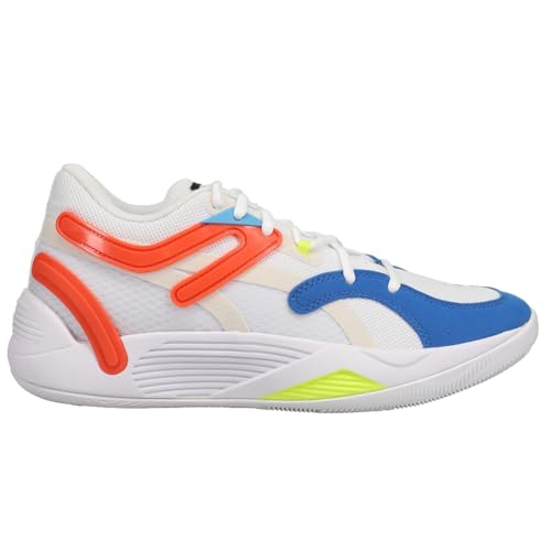 PUMA Mens TRC Blaze Court Basketball Sneakers Shoes - White - Size 10.5 M