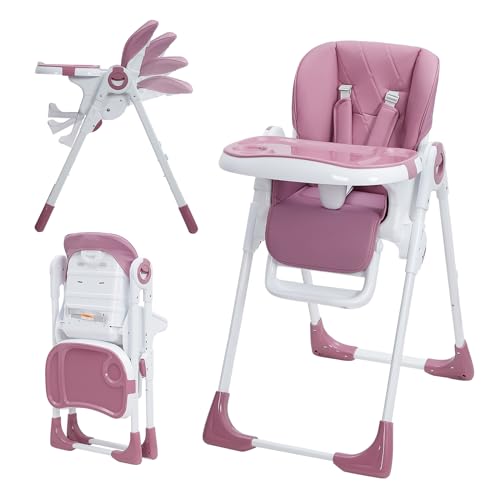 GarveeLife Baby High Chair, Adjustable Infant Highchairs with...