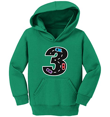 Haase Unlimited Racecar - Car Third Birthday Toddler/Youth Fleece Hoodie2
