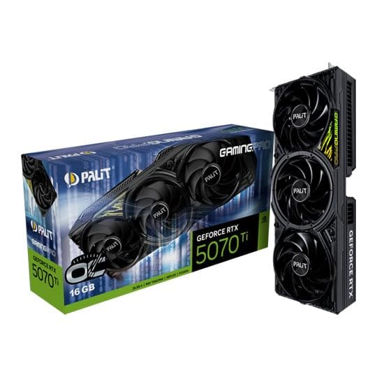 PLACA DE VIDEO PALIT GEFORCE RTX 5070 TI GAMINGPRO 16GGB 256BITS ...