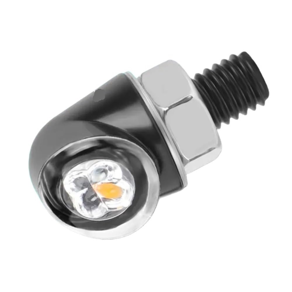 intermitentes led Para Motocicleta, Lente De Lámpara Lateral