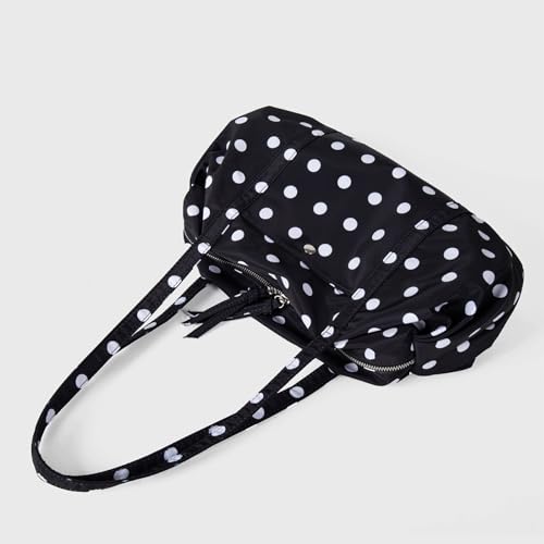 Bolso Tote de Nylon con Lunares y Gran Capacidad miniatura 6